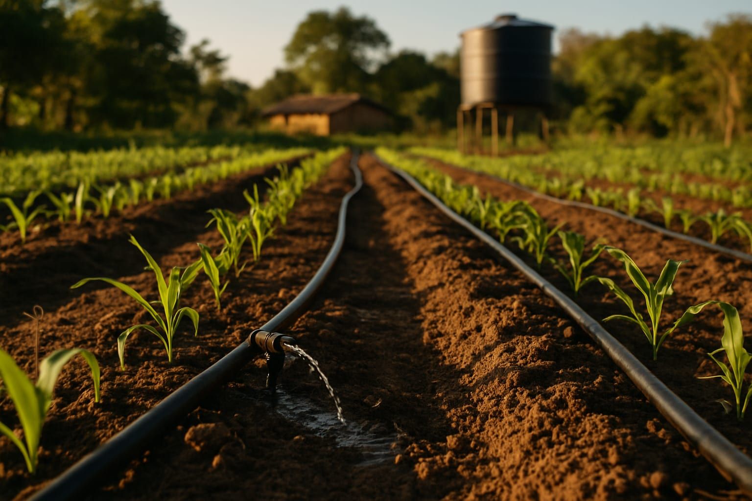 Irrigação por gotejamento: como montar um sistema que rega sozinho (e gasta metade da água)
