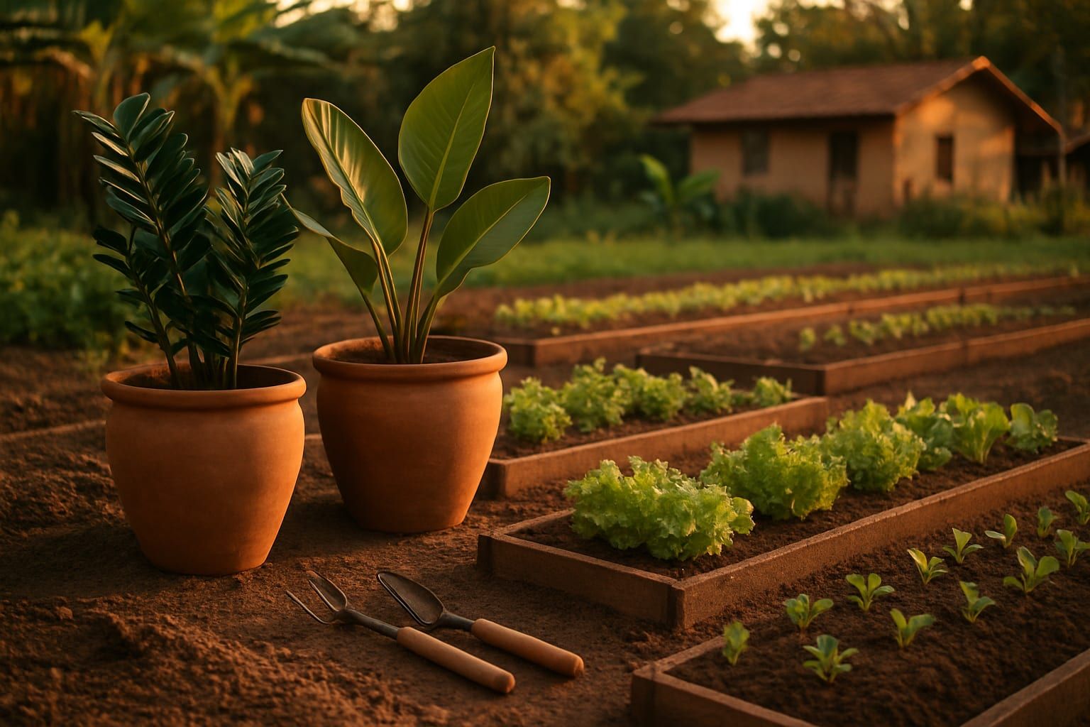 Como Escolher Vasos Grandes para suas Plantas Externas