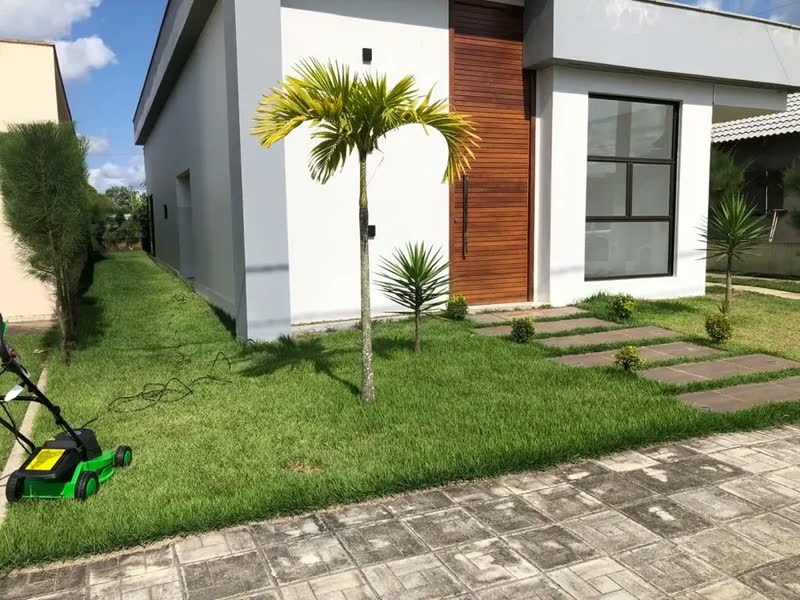 foto de Cortador de grama elétrico Trapp WM 350 de 1300W e cor verde/preto
