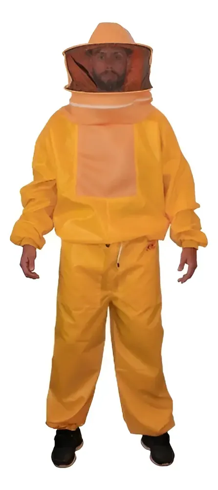 Epi Para Apicultor De Nylon Com Proteção Não Gruda Ferrão