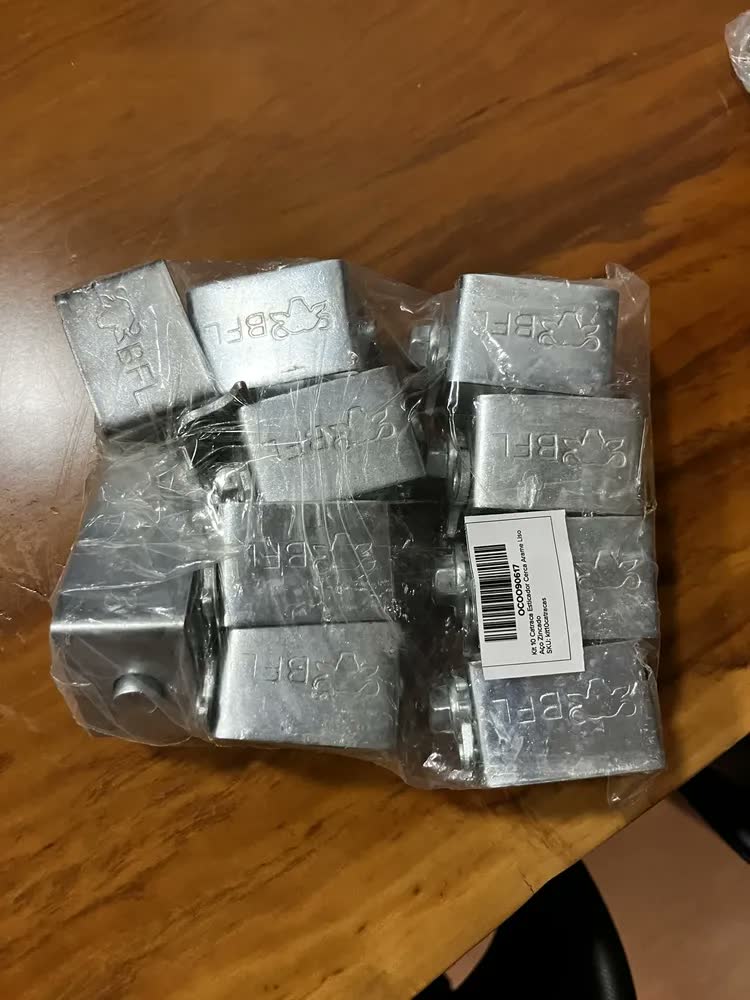 foto de Kit 6 Catraca Esticador Cerca Arame Liso Aço Zincado