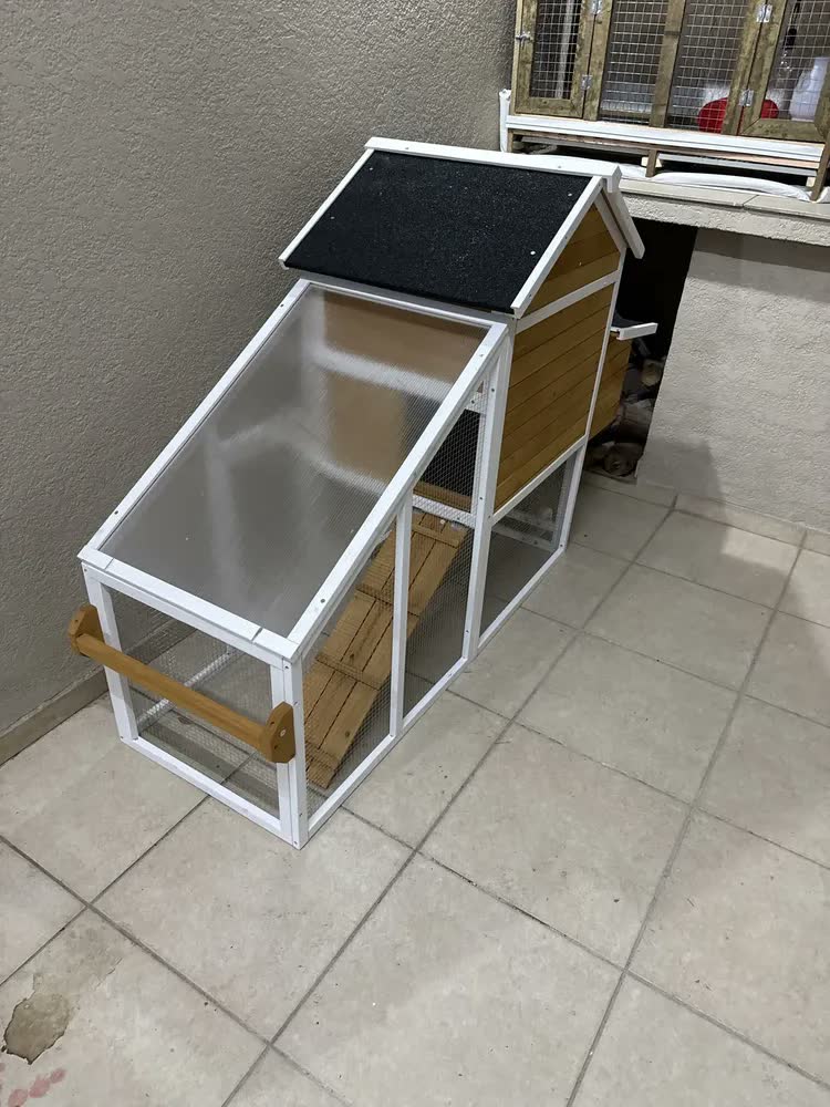 foto de Casinha Galinheiro C/ Rodinhas P Coelho Galinhas Codorna