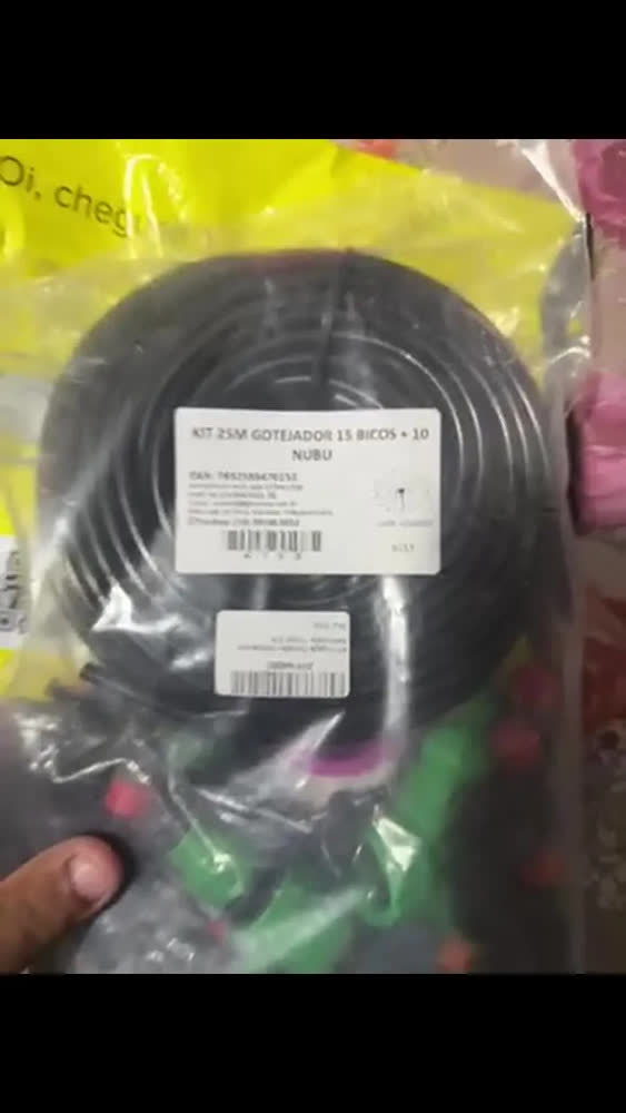 foto de Kit Irrigação Completo Gotejamento Nebulizador 112pçs 20m