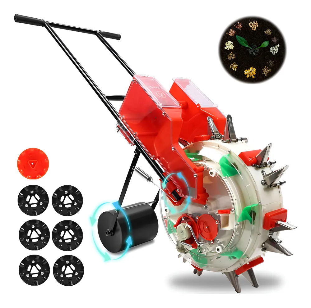 Plantadeira Adubadeira De Empurrar Manual Motocultivador