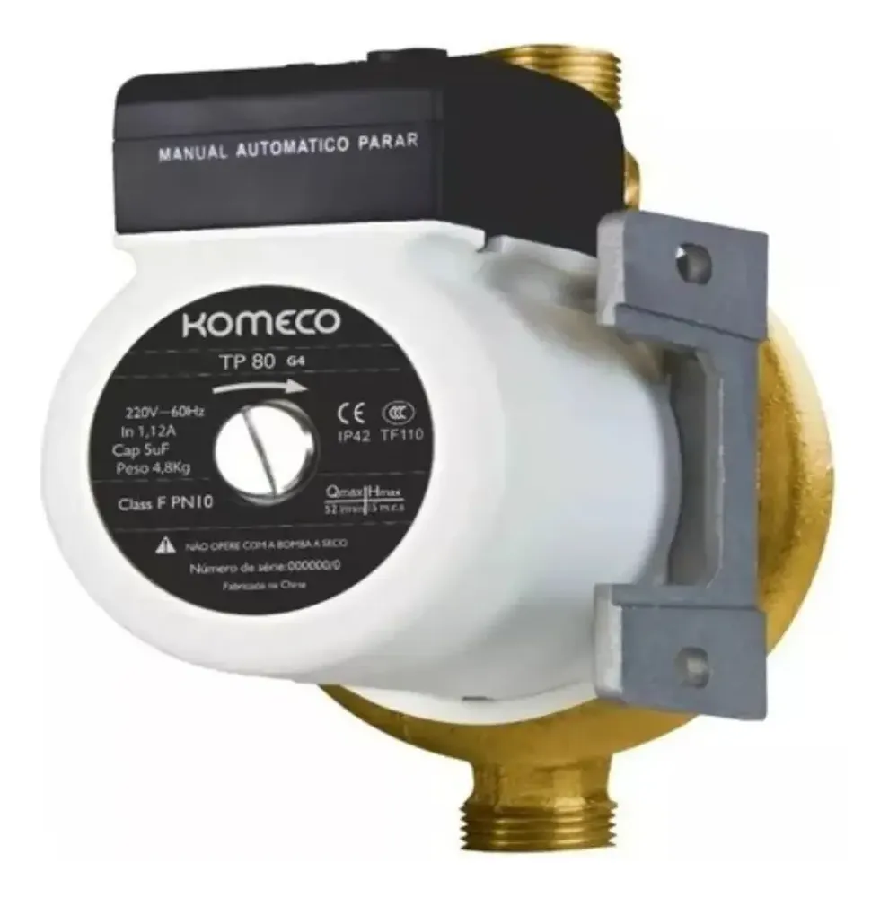 Pressurizador De Água Komeco Tp 80 G4 60hz Automático Bronze TP80 BRONZE