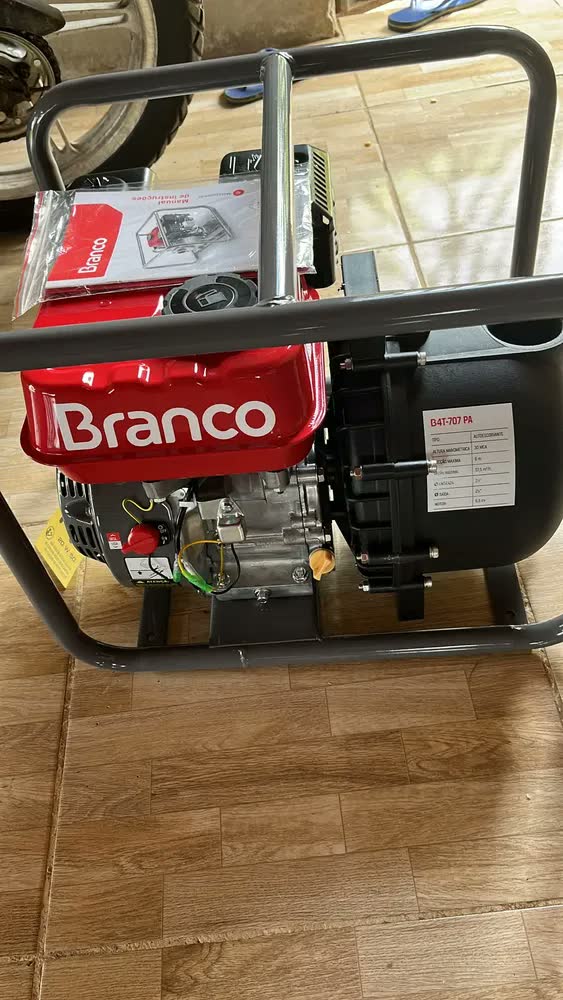 foto de Motobomba Á Gasolina B4t-707 Branco Motores