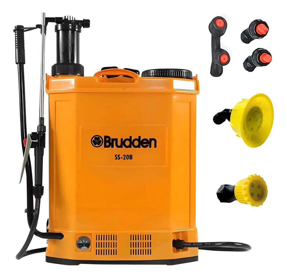 foto de Pulverizador Mochila de Pressão Brudden 20L Bateria 12V Autonomia 10h