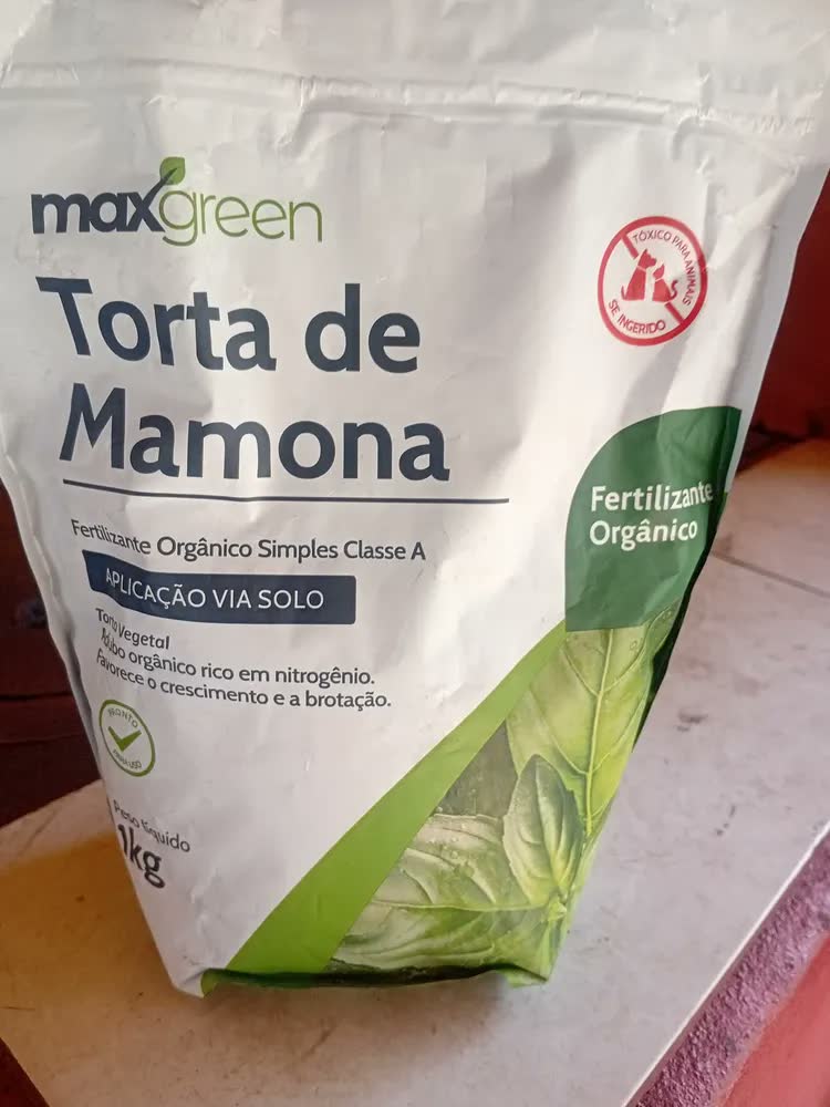foto de Fertilizante Forth Maxgreen Torta De Mamona Para Jardim 1kg