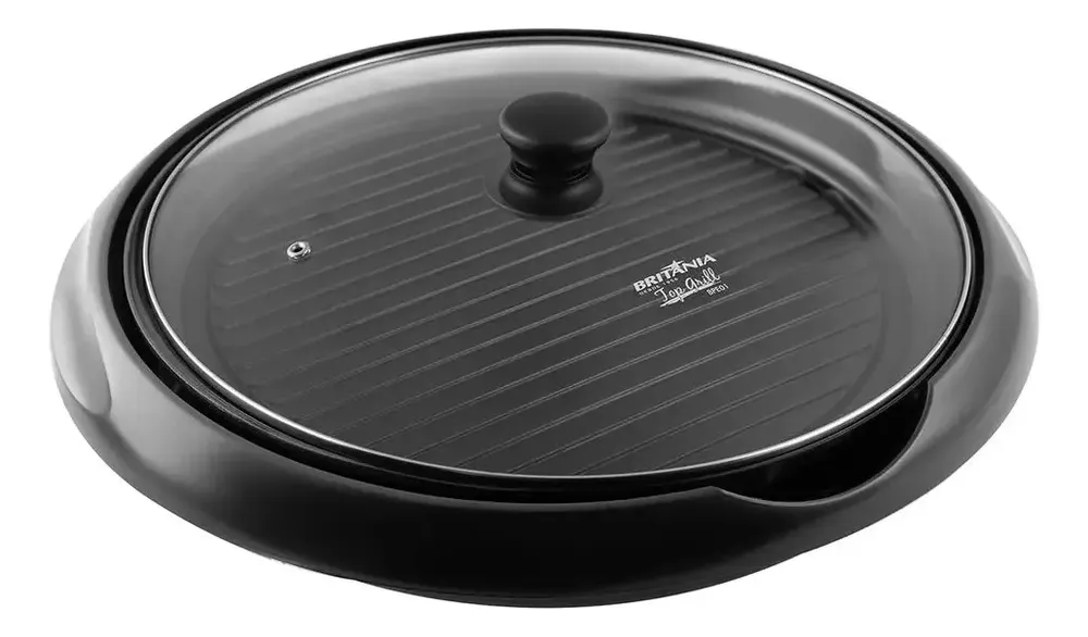 Churrasqueira elétrica BPE01 Grill Elétrico preta Britânia