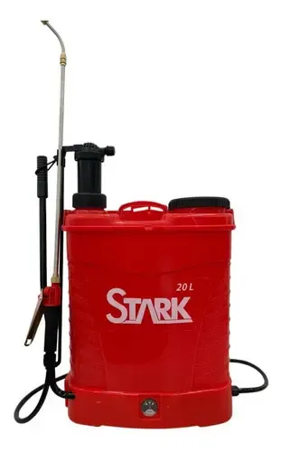 foto de Pulverizador Costal Stark Mochila Manual e Elétrico 20L Vermelho