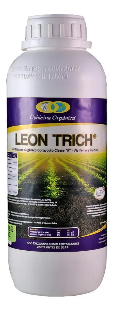 Adubo Orgânico Líquido Leon Trich 1L com Ácidos Húmicos e Fúlvicos