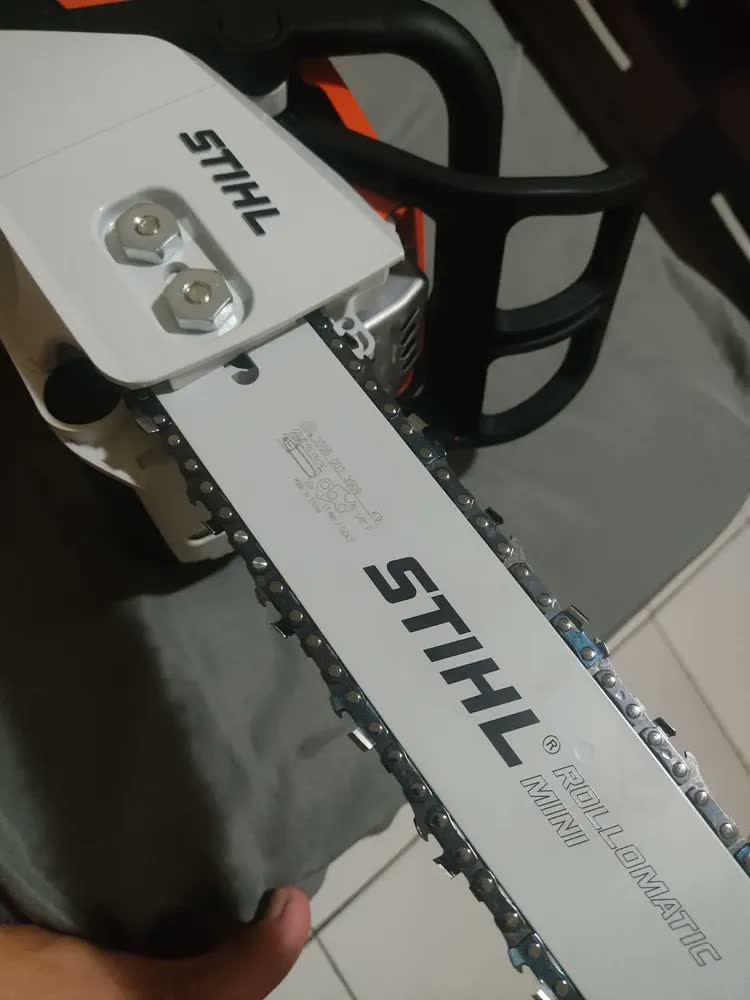 foto de Motosserra Á Gasolina Stihl 31.8cc Ms 180 2.0cv Cor Laranja-claro
