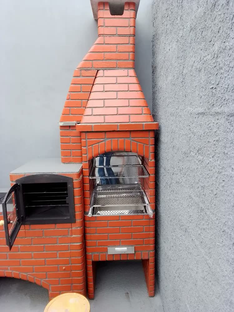 foto de Trio Colonial Churrasqueira 60 Cm + Forno E Fogão Lenha A