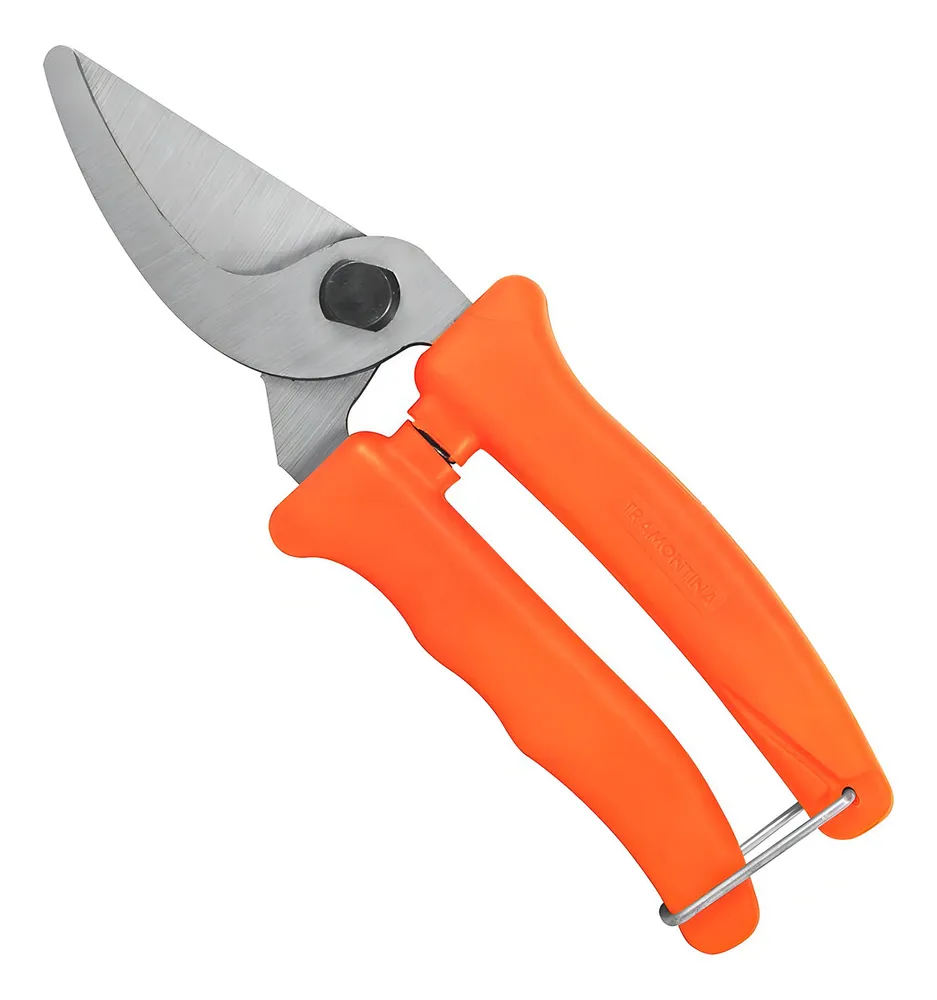 Tesoura Tramontina De Poda 78300/001 Cor Laranja e Cinza