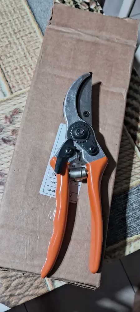 foto de Tesoura Para Podar Profissional Tramontina Cor Laranja