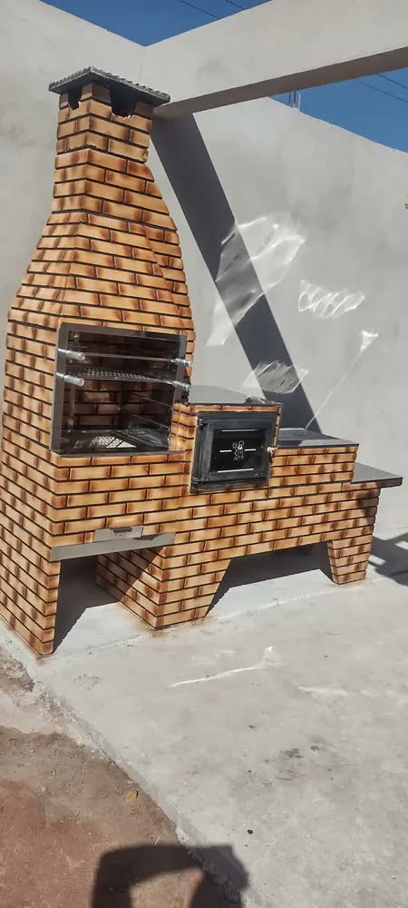 foto de Trio Pré Moldado Inóx Churrasqueira / Fogão / Forno