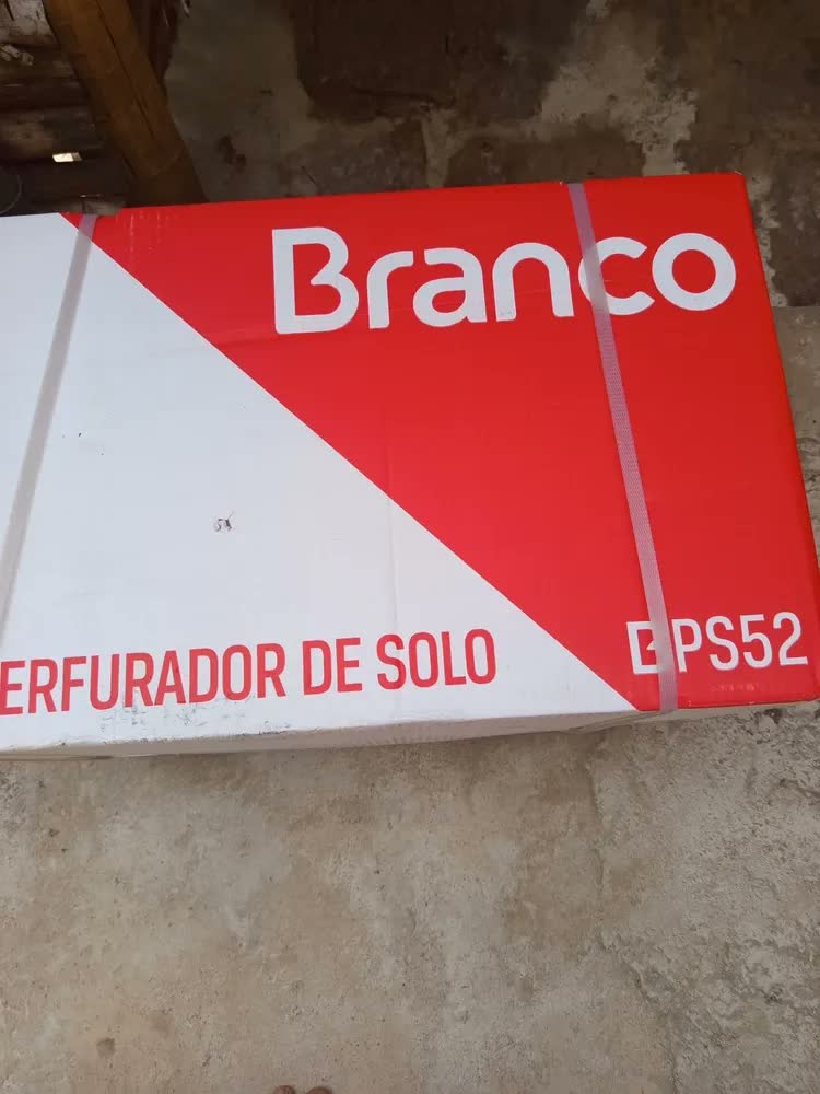 foto de Perfurador de Solo Branco à Gasolina BPS 52