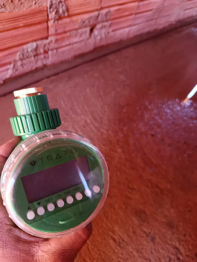 foto de Temporizador P Torneira Mangueira Programável Água Irrigação