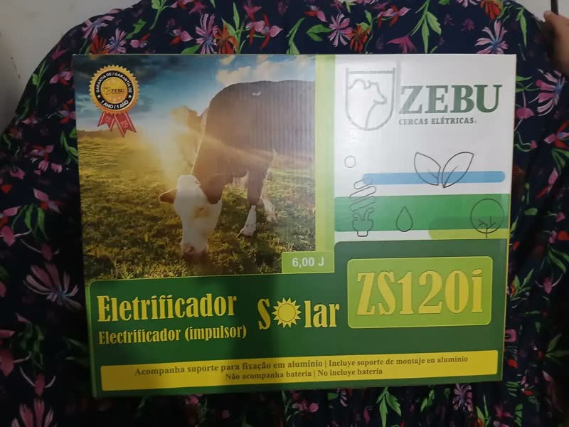 foto de Eletrificador De Cerca Solar Zebu Zs120i 5 Joules 4.5km