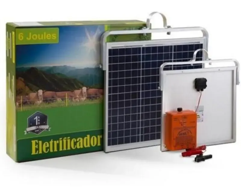Eletrificador De Cerca Solar Zebu Zs120i 5 Joules 4.5km