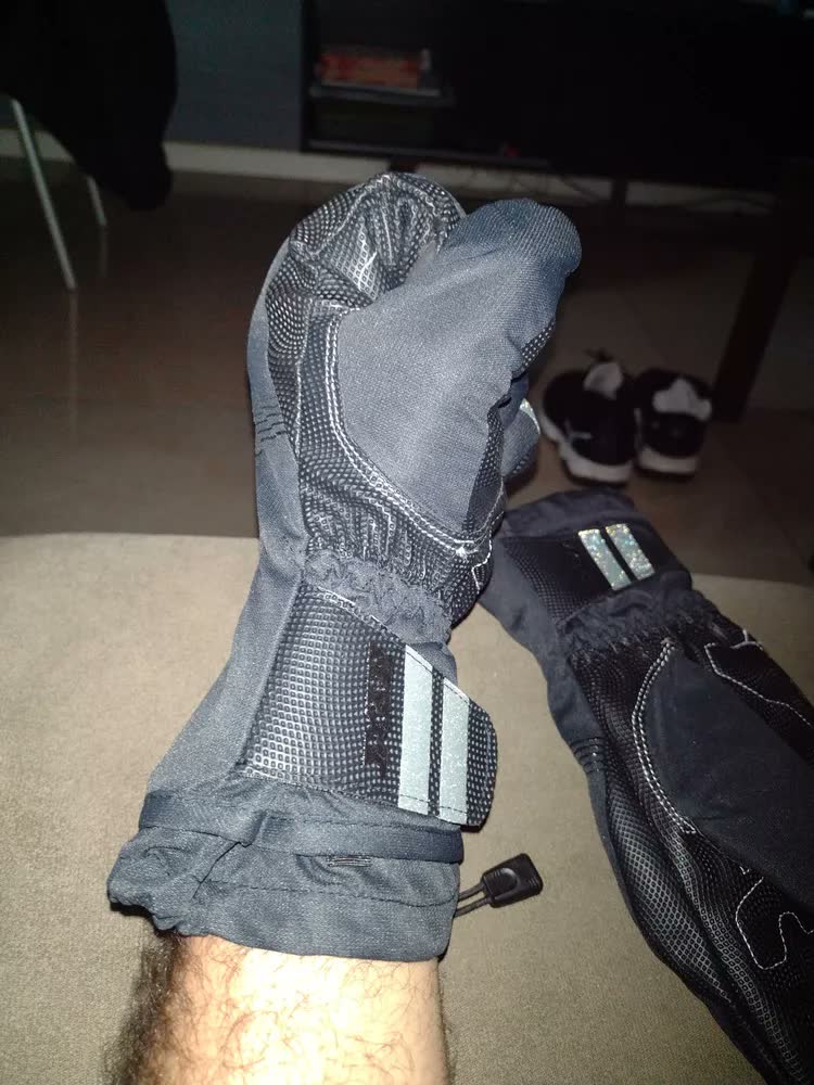 foto de Luva Motoqueiro X11 Dry Tech Cano Longo Preto Touch GG