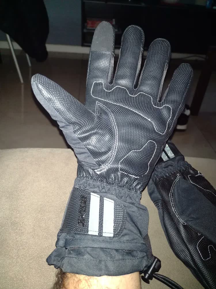 foto de Luva Motoqueiro X11 Dry Tech Cano Longo Preto Touch GG