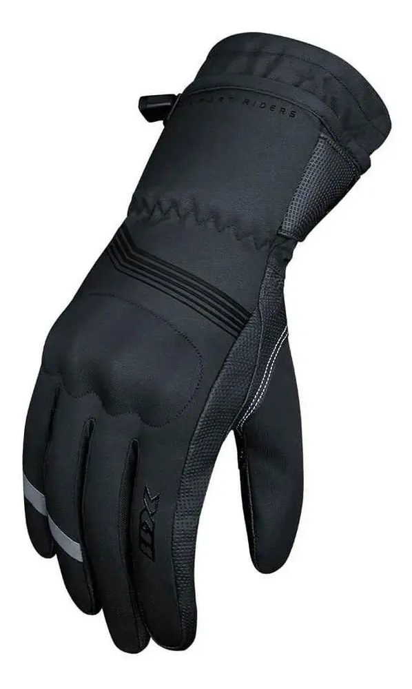 foto de Luva Motoqueiro X11 Dry Tech Cano Longo Preto Touch GG