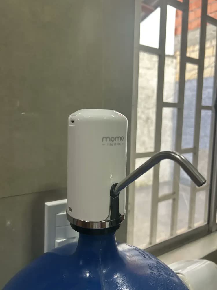 foto de Bebedouro Bomba Elétrica Para Galão De Água Momo Lifestyle Cor Pantera Negra