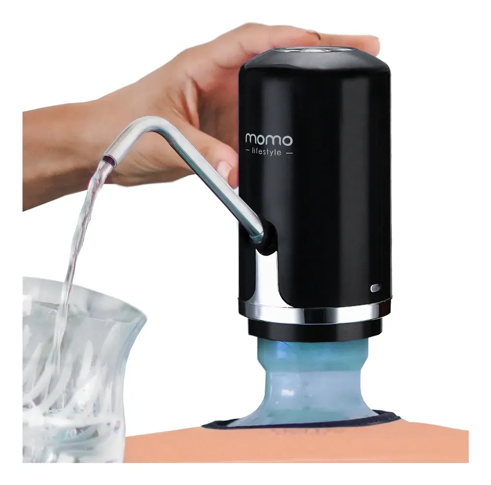 Bebedouro Bomba Elétrica Para Galão De Água Momo Lifestyle Cor Pantera Negra