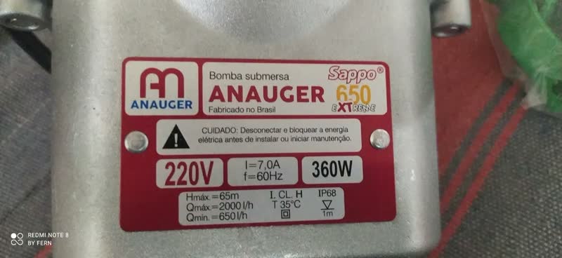 foto de Bomba Vibratória Submersa 650 Anauger