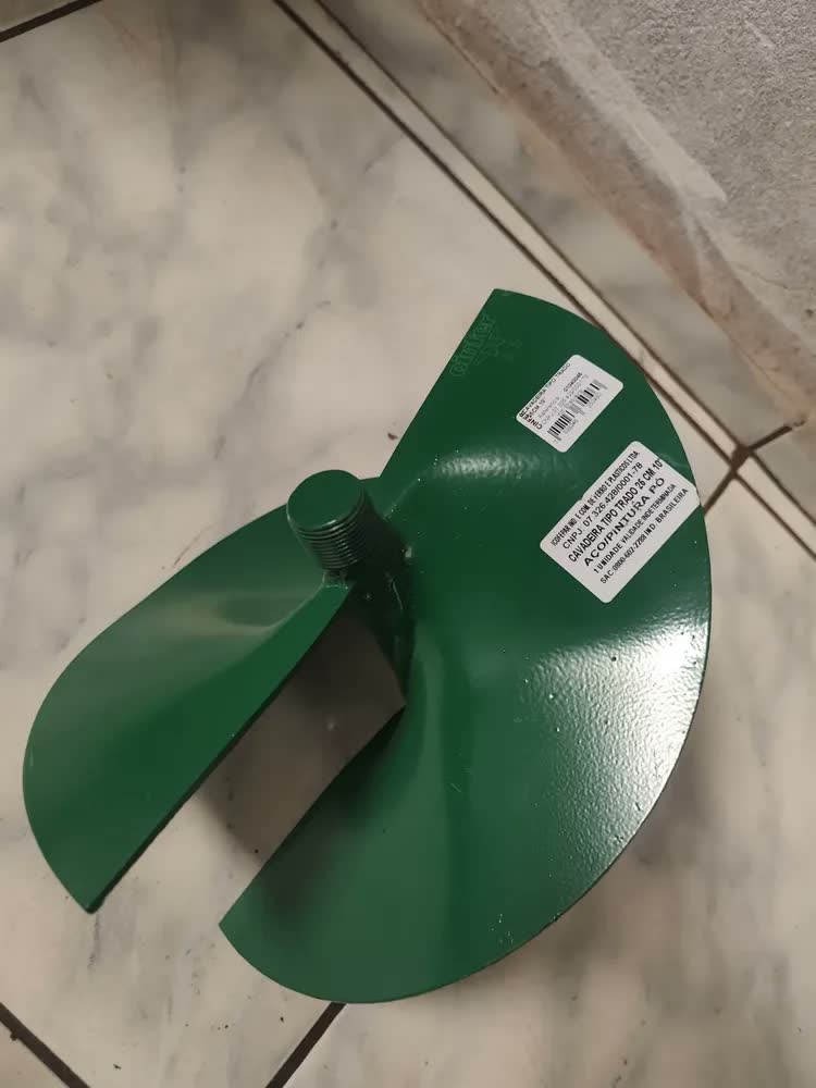 foto de Cavadeira 10 Pol Trado 25 Cm Perfurador Broca Espiral Manual
