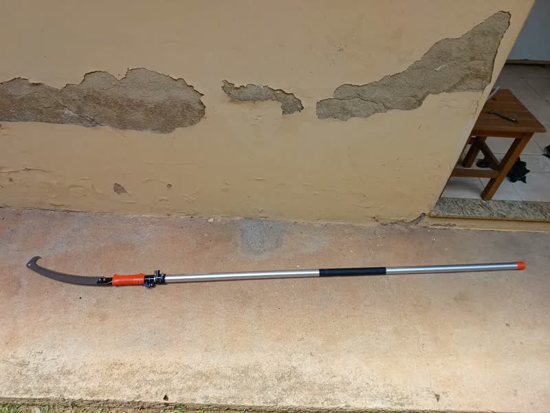 foto de Kit Serrote Poda Com Gancho + Cabo Extensível 5m Tramontina