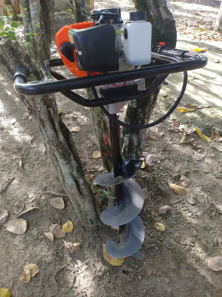 foto de Perfurador De Solo A Gasolina Carbon Fak 52cc Broca 80x20