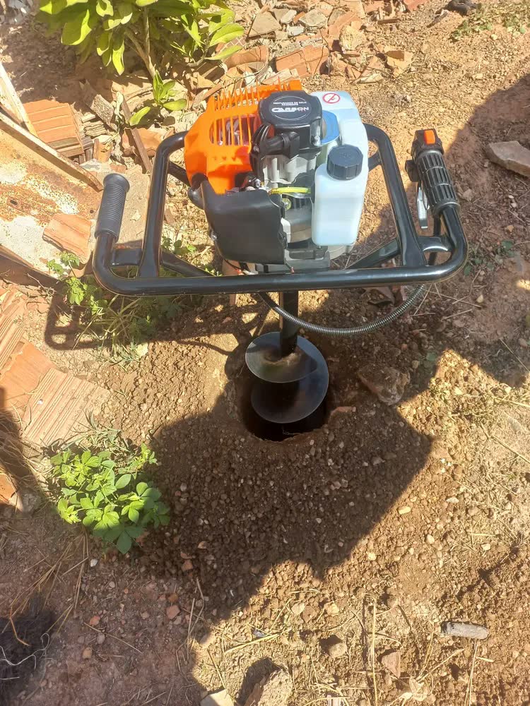 foto de Perfurador De Solo A Gasolina Carbon Fak 52cc Broca 80x20