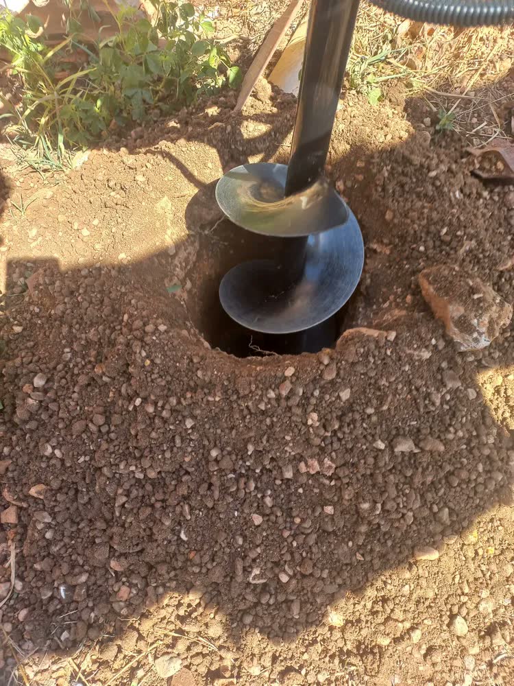 foto de Perfurador De Solo A Gasolina Carbon Fak 52cc Broca 80x20