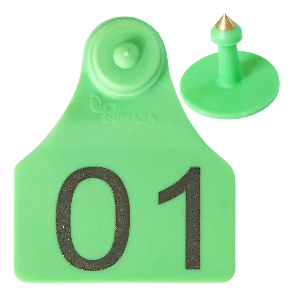 50 Brincos Médio(4,2x5,0 cm) para Bezerro Suíno Ovinos Numerados 01 A 50