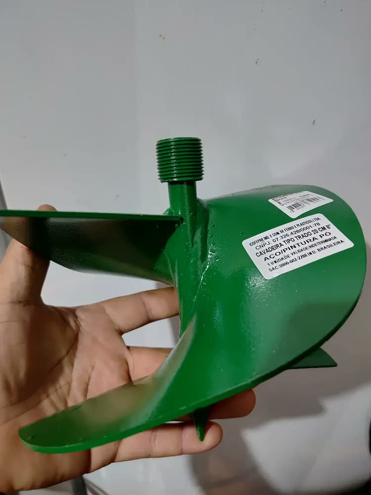 foto de Cavadeira Trado Manual Cinfer 8 Polegadas Perfurador De Solo