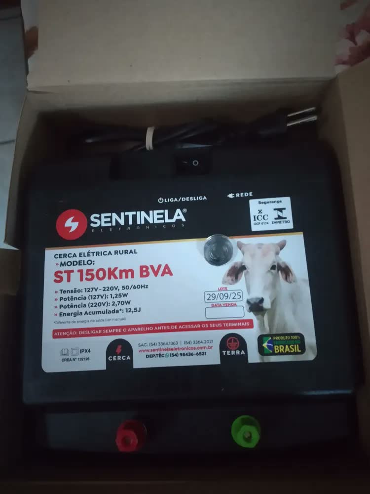 foto de Eletrificador Cerca Elétrica Rural 150km Super Turbo Bivolt