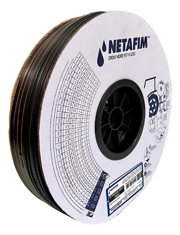 Tubo Mangueira Fita Gotejamento Netafim 20cm Ou 30cm 250 Mts