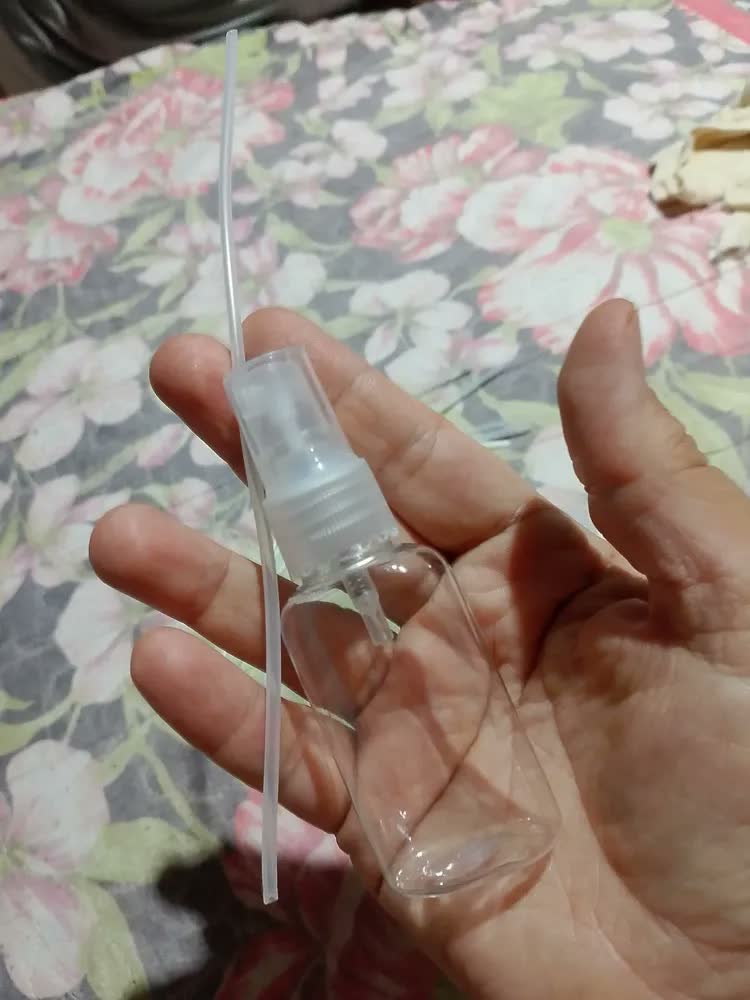 foto de 10 Frascos Plástico Pet Oval 30ml Válvula Spray Para Perfume