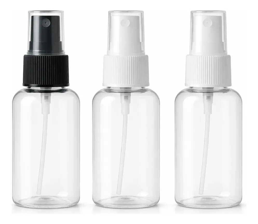 foto de 10 Frascos Plástico Pet Oval 30ml Válvula Spray Para Perfume
