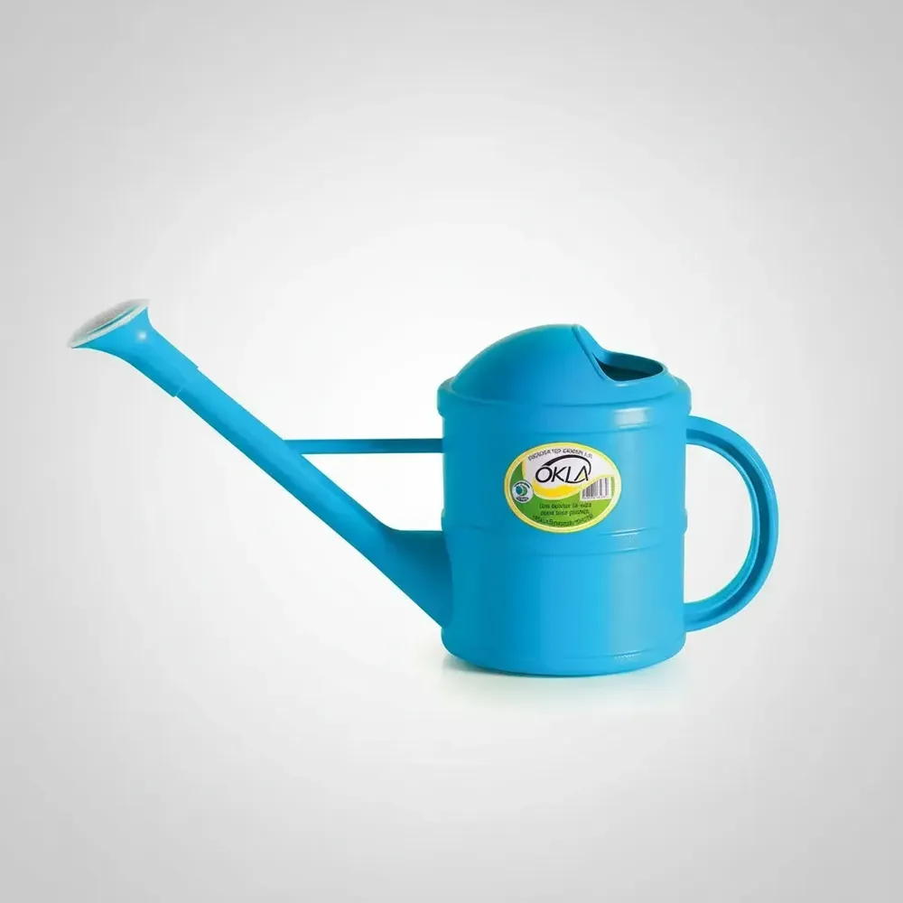 foto de Regador de Plantas 1,5L Plástico Azul com Bico Removível Okla