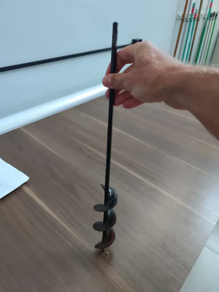 foto de Broca Aspiral Trado Para Jardim 45 X 450 Mm Vonder