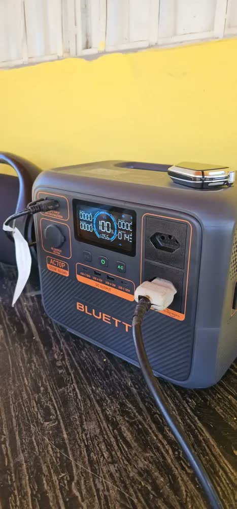 foto de Estação De Energia Gerador Solar Bluetti Ac70p 1000w 864wh