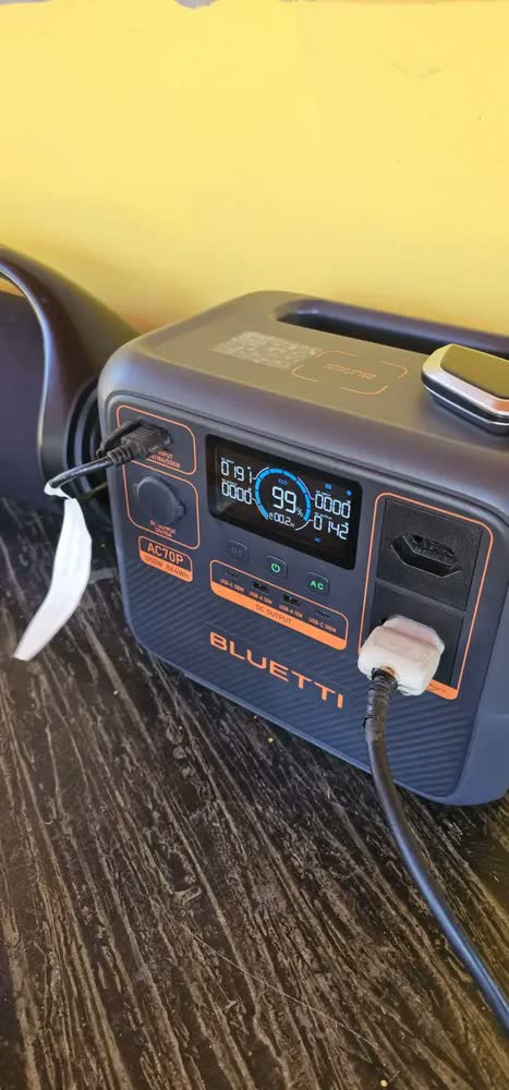 foto de Estação De Energia Gerador Solar Bluetti Ac70p 1000w 864wh