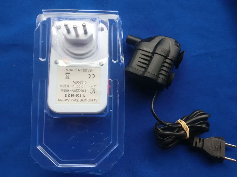 foto de Kit Bomba Sarlo 1000c + Timer Temporizador Hidroponia