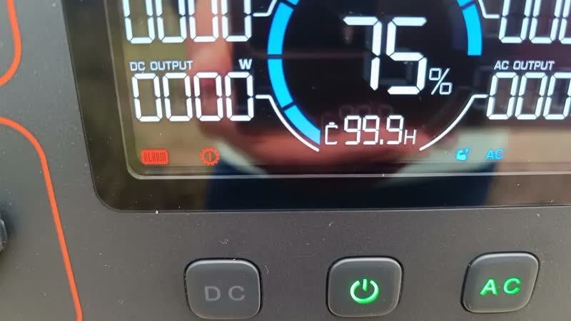 foto de Estação de Energia Portátil Bluetti AC70P, 1000W, 864Wh, Bateria LiFePO4, Carregamento Turbo e Controle Via App 127V