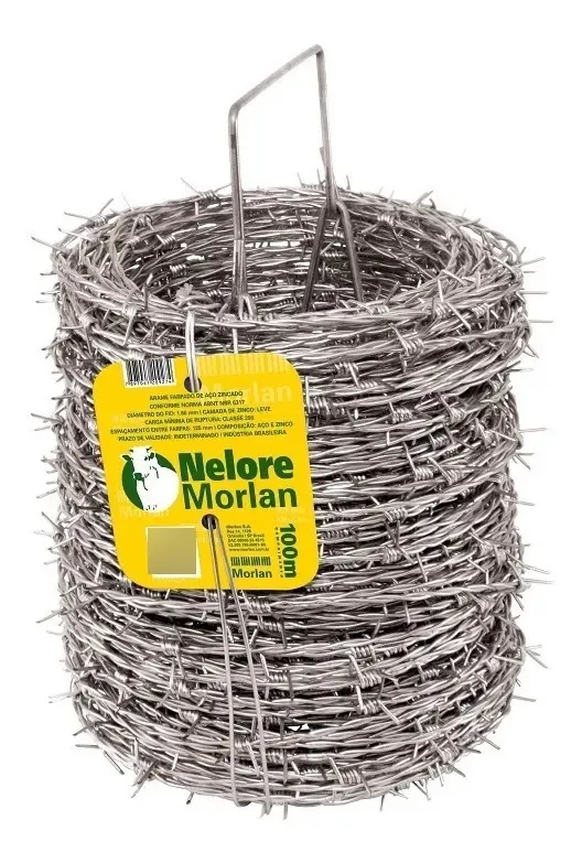Arame Farpado Para Cerca Nelore 100m Morlan