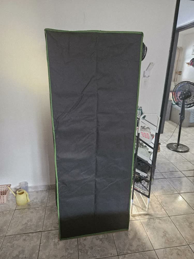 foto de Estufa Grow Cultivo Indoor Tenda 60x60x160 Mylar 600d Cor Preto