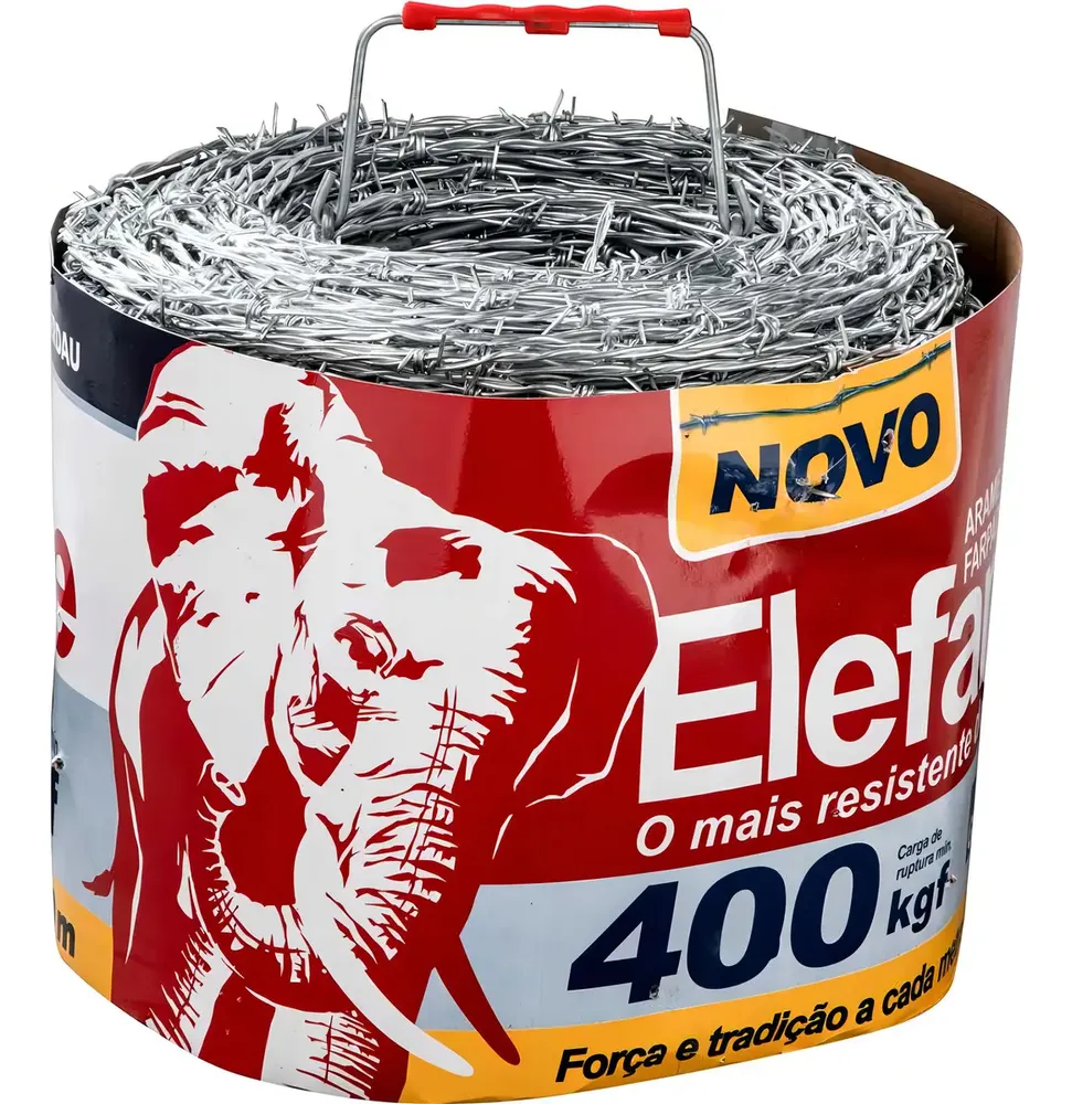Arame Farpado Elefante 400 Metros Gerdau